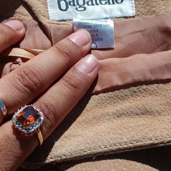 Bagatelle Genuine Leather Skirt - Picture 8 of 9